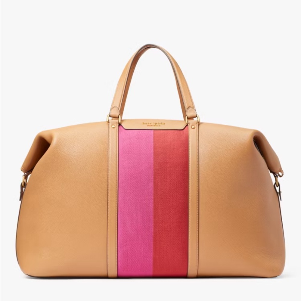 Kate Spade Racing Stripe Faye Large Weekender